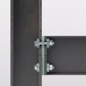 Fabreeka TIM structural thermal break connection in steel beam structure